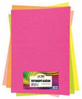 Puti A4 80g 5 Renk Fosforlu 100 Yaprak Fotokopi Kağıdı kullananlar yorumlar